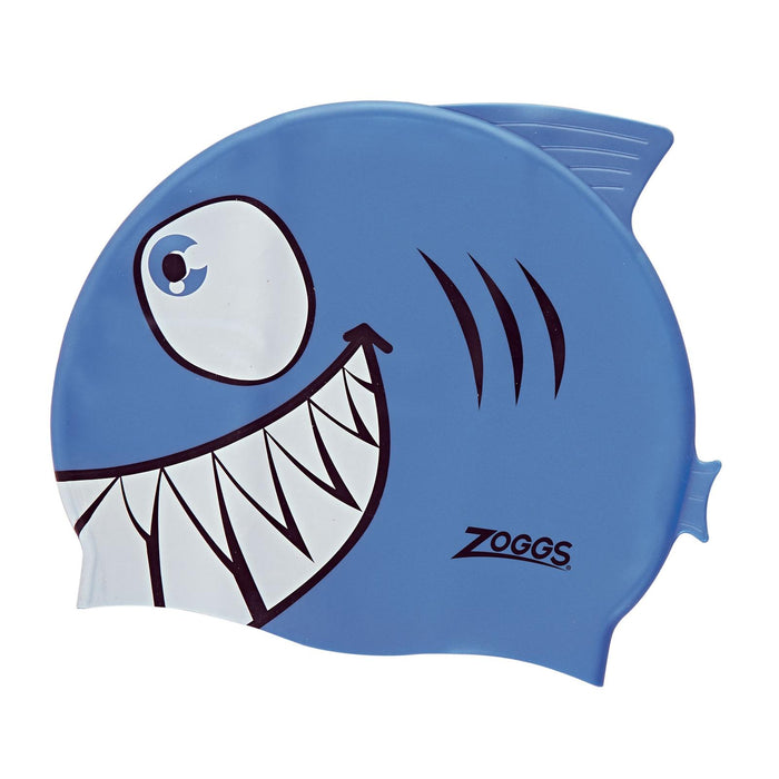 Bonnet de bain Junior en silicone Personnage Bleu Jaws Zoggs 465004