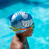 Bonnet de bain Junior en silicone Personnage Bleu Jaws Zoggs 465004
