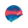 Bonnet de bain Junior en silicone Multicolore Bleu-Rouge Zoggs 465012BLRD