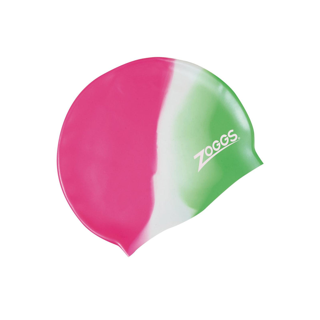 Bonnet de bain Junior en silicone Multicolore Gris-Blanc Zoggs 465012GYWH