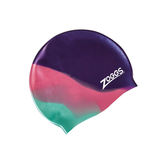 Bonnet de bain Junior en silicone Multicolore Violet-Aqua Zoggs 465012PUAQ