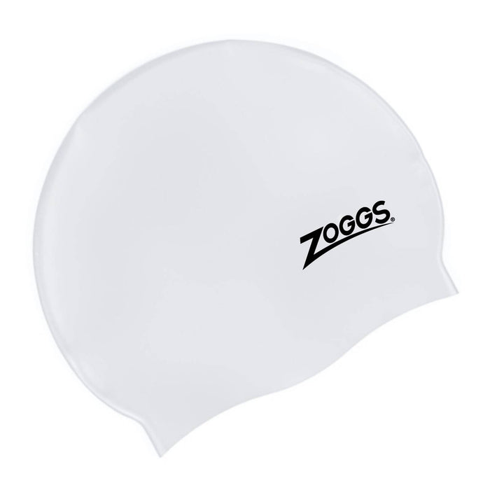 Bonnet de bain en silicone Blanc Zoggs 465024WH