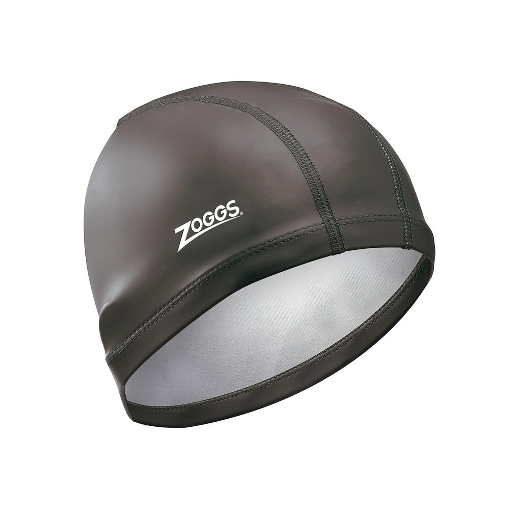 Bonnet de bain Nylon Spandex Pu Revêtu Noir Zoggs 465034BK