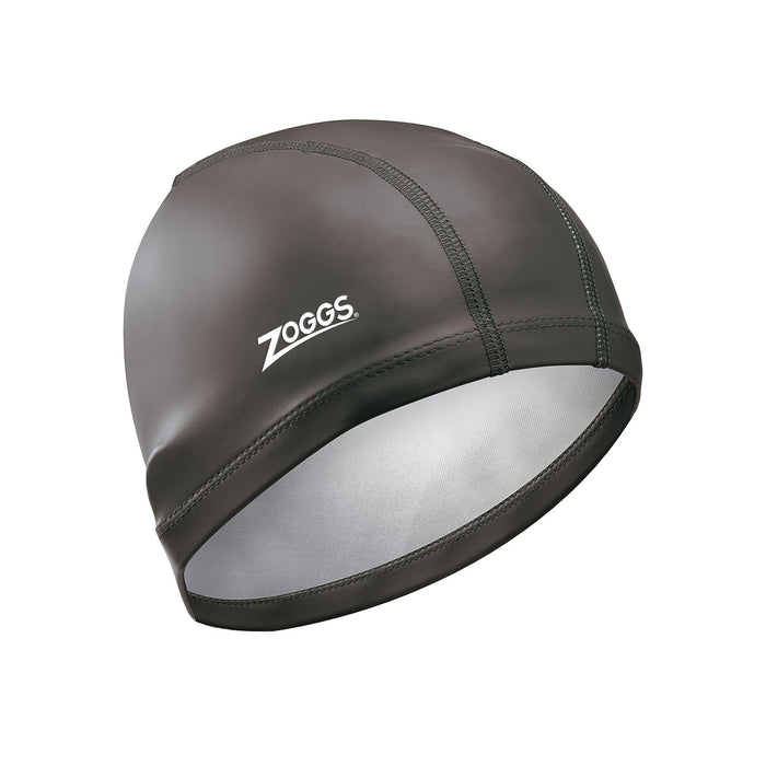 Bonnet de bain Nylon Spandex Pu Revêtu Noir Zoggs 465034BK