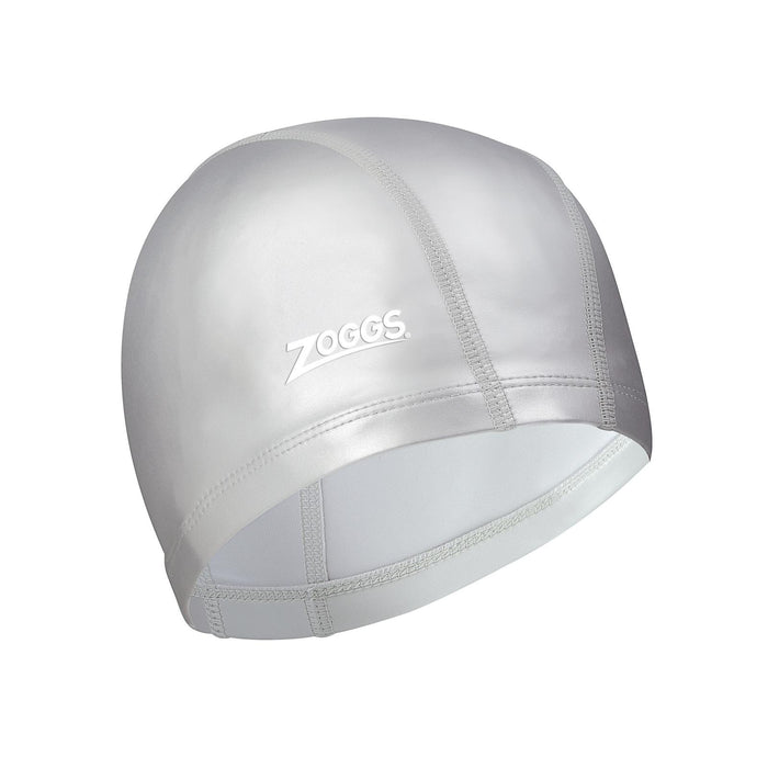 Bonnet de bain Nylon Spandex Pu Revêtu Argent Zoggs 465034SI