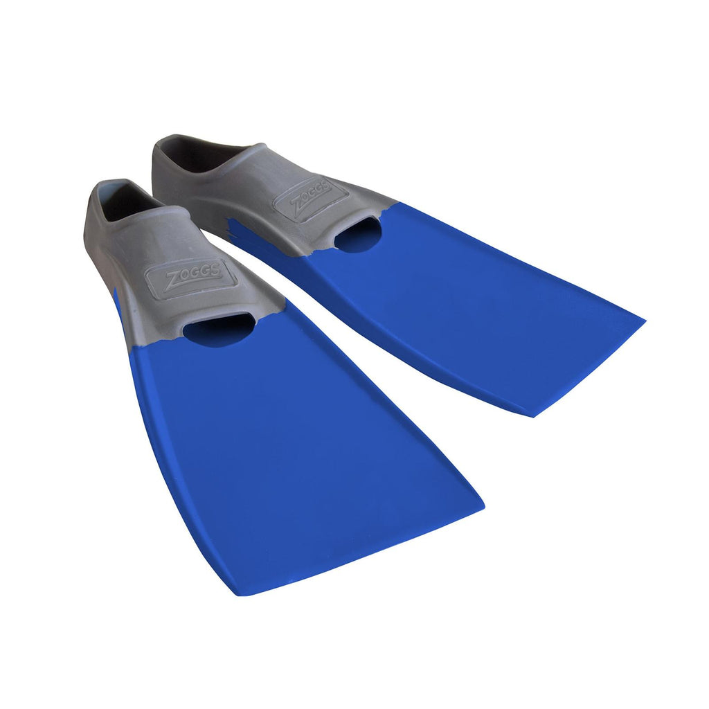 Palmes de natation Longue lame en caoutchouc Gris-Navy EU 41-42-UK 7-8-US 8-9 Zoggs 465213GYNV78