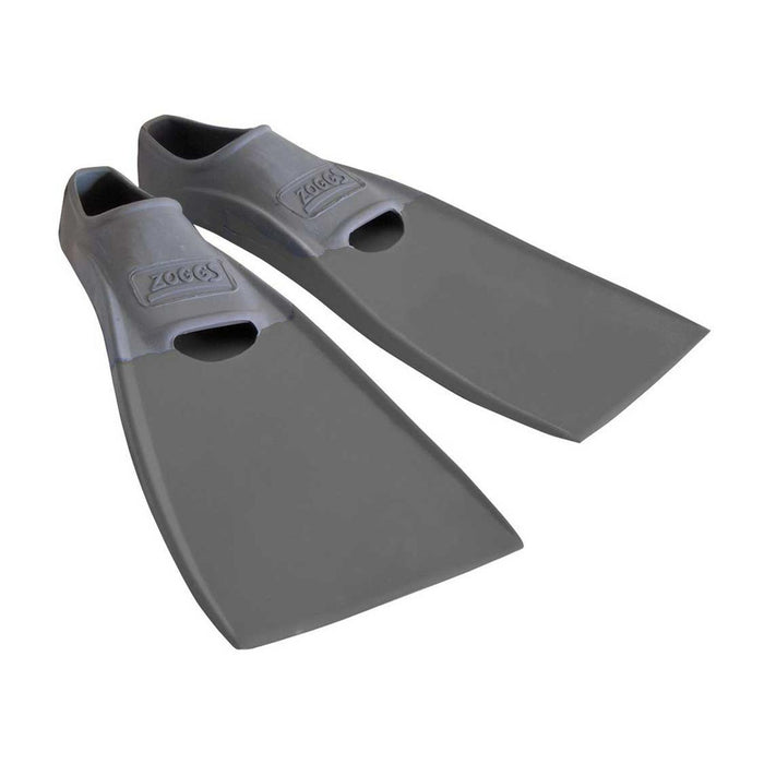 Palmes de natation Longue lame en caoutchouc Gris-Argent EU 47-48-UK 12-13-US 13-14 Zoggs 465213GYSI123