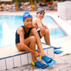 Palmes de natation courte lame Éco Noir-Orange EU 37-38-UK 4-5-US 5-6 Zoggs 465220BKOR45