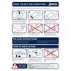 Palmes de natation courte lame Éco Noir-Orange EU 37-38-UK 4-5-US 5-6 Zoggs 465220BKOR45