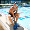 Palmes de natation courte lame Éco Noir-Orange EU 41-42-UK 7-8-US 8-9 Zoggs 465220BKOR78