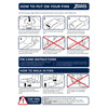 Palmes de natation courte lame Éco Noir-Orange EU 41-42-UK 7-8-US 8-9 Zoggs 465220BKOR78