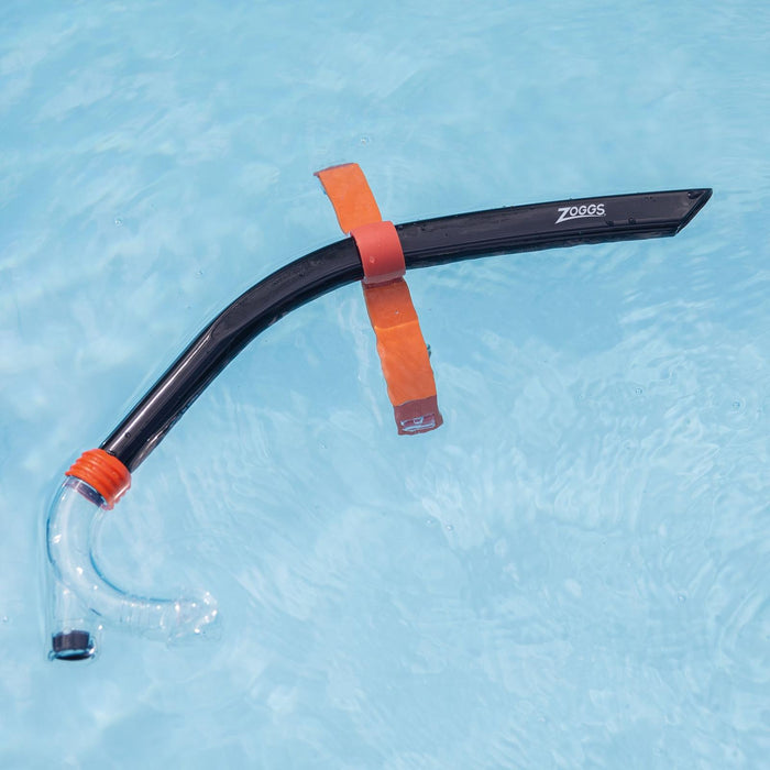 Tuba de snorkeling Centre Line Noir-Orange Zoggs 465287BKOR