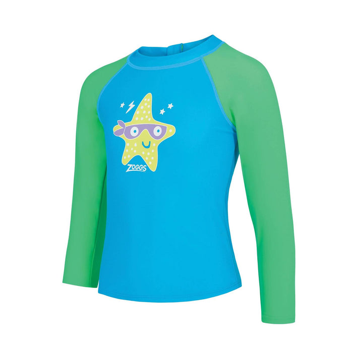 Haut de bain à manches longues avec fermeture éclair Sun Enfants Super-Star Imprimé Âge 6 Zoggs 465423SPSTYR6