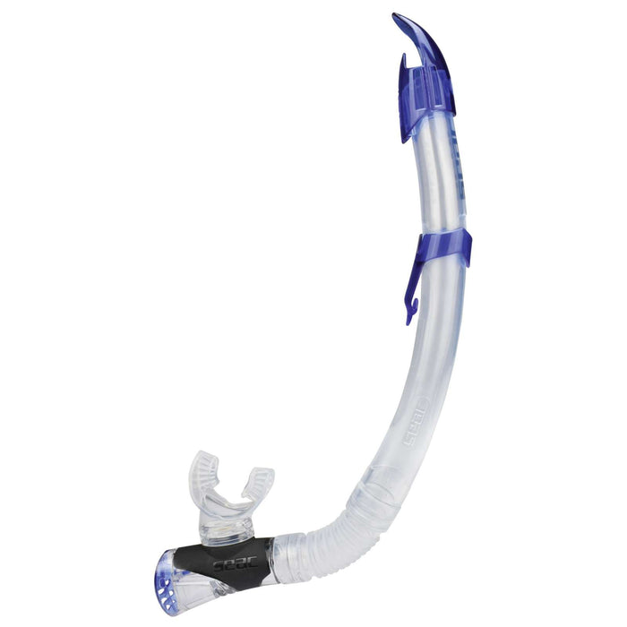 Tuba de snorkeling plongée Fast Tech Clear-Bleu Seac 476B