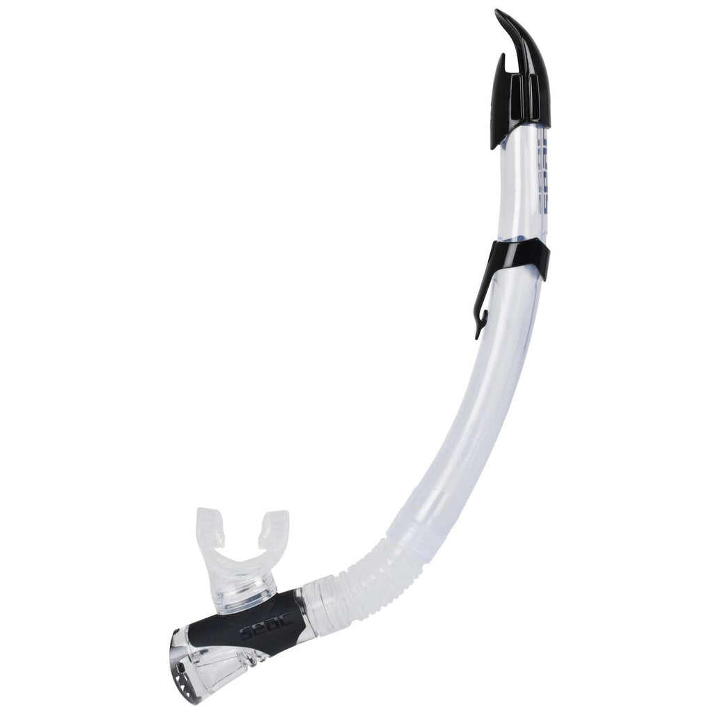 Tuba de snorkeling plongée Fast Tech Clear-Noir Seac 476N