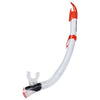 Tuba de snorkeling plongée Fast Tech Clear-Rouge Seac 476R