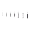 Chaînes de roulement en tonneau 6pcs №6 Expert Predator 48105