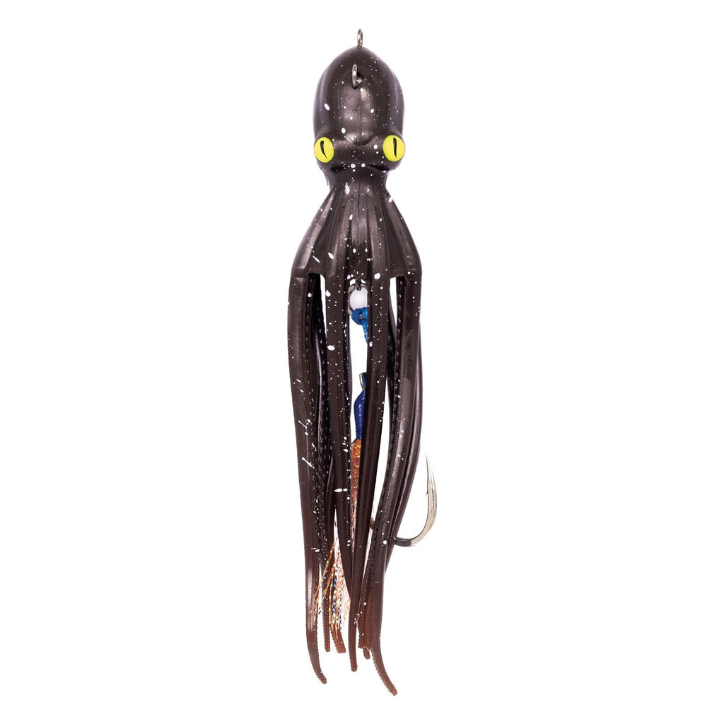 Leurre en silicone Octopus Takoyaki Noir 200g 20cm Expert Predator 48312BK