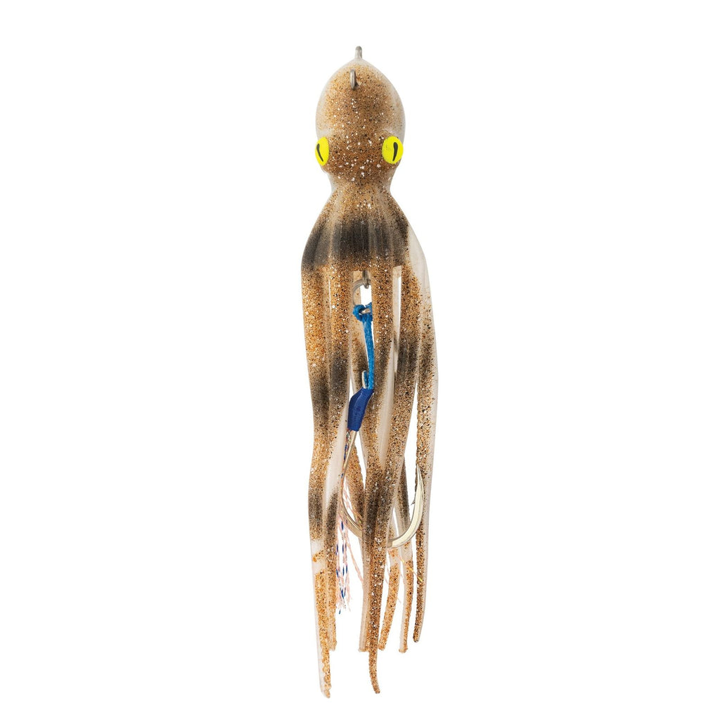 Leurre en silicone Octopus Takoyaki Marron 200g 20cm Expert Predator 48312BR