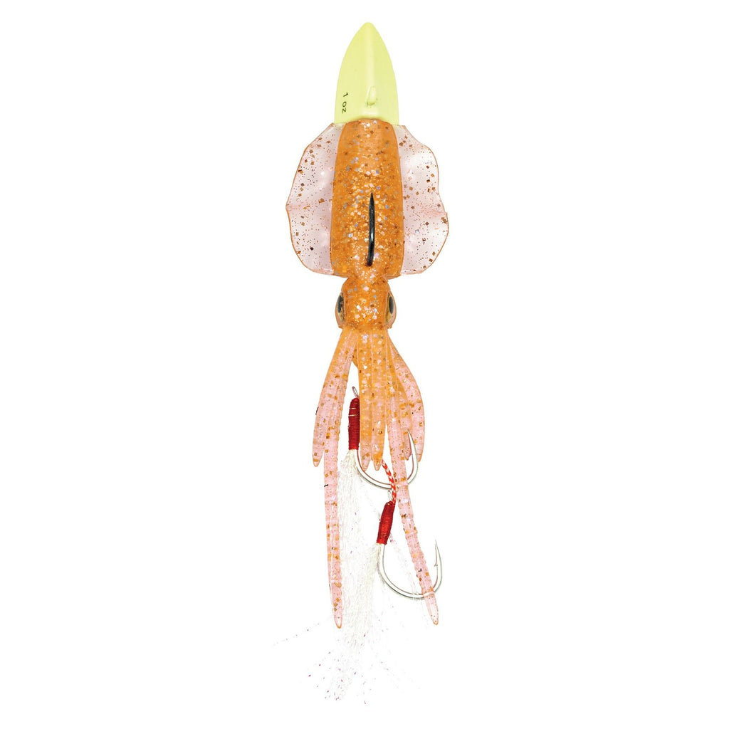 Leurre Souple en Silicone Wakame Double Assist Orange 13cm 35g Expert Prédateur 48316OR