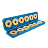 Ensemble de 12 enrouleurs de ligne ronds en Eva Lineaeffe 4996430