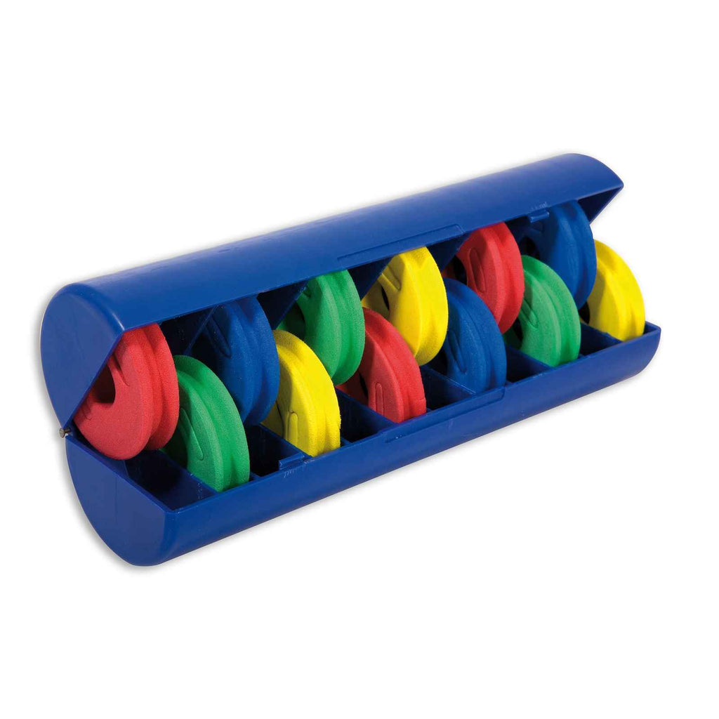 Boîte avec 12 enrouleurs de ligne ronds en Eva Lineaeffe 4996432