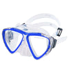 Masque de Plongée Snorkeling Minos Transparent-Bleu Abysstar 50027BL
