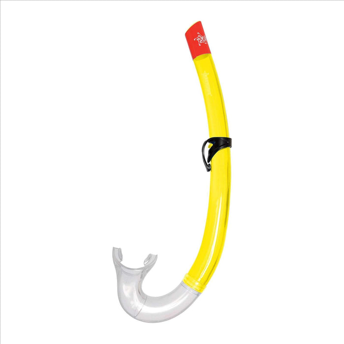Tuyau de snorkeling Anatomic Jaune Abysstar 50045YLL