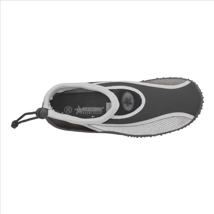Chaussures Aquatiques Océan Noir-Gris Taille 45 Abysstar 50096