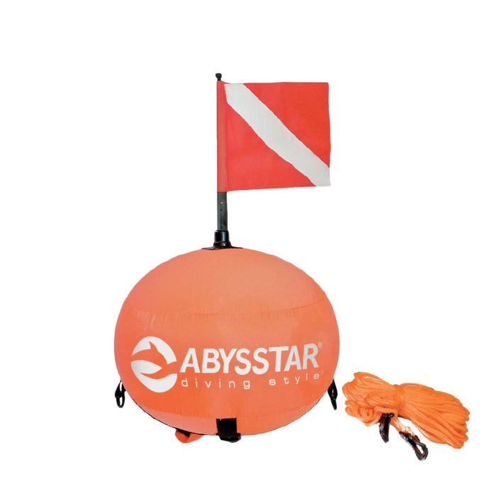 Bouée sphérique en nylon orange 38cm Abysstar 50104