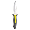Couteau de Plongée Impeachment-11 Noir-Jaune 11cm Abysstar 50173