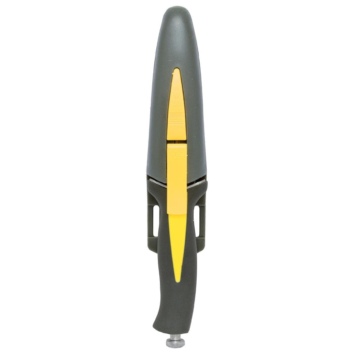 Couteau de Plongée Impeachment-11 Noir-Jaune 11cm Abysstar 50173