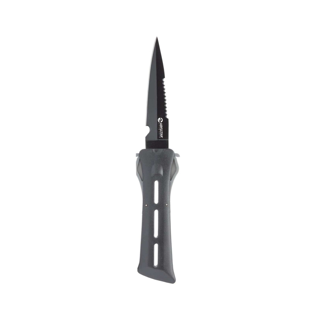 Couteau de Plongée Shadow-9 Noir 9cm Abysstar 50178