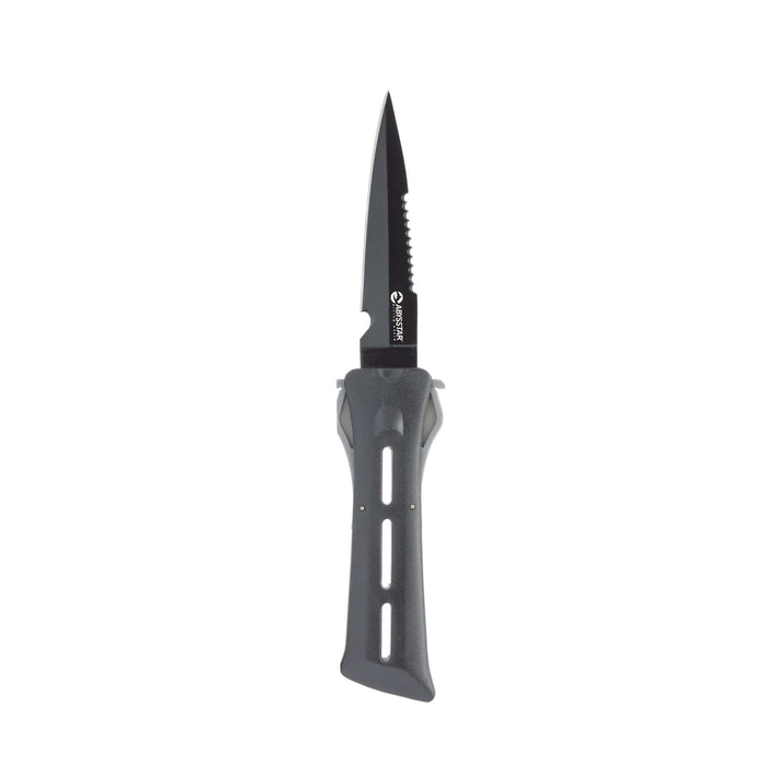 Couteau de Plongée Shadow-9 Noir 9cm Abysstar 50178