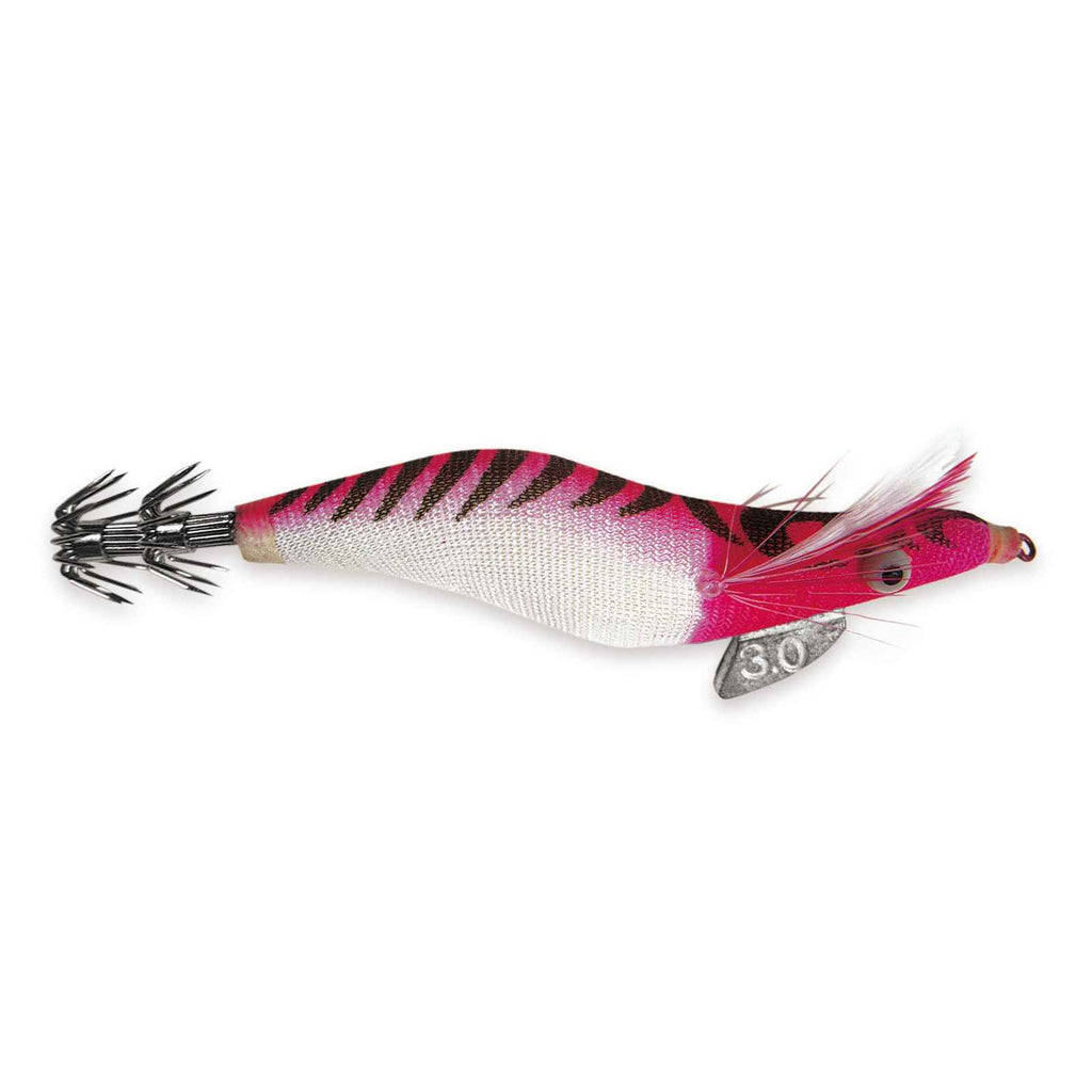 Jig à calamar en soie tête rouge taille 6cm Lineaeffe 5053060