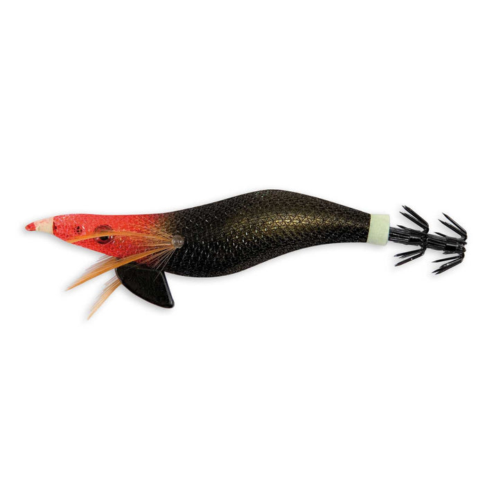 Jig à calamar en soie rouge et noir taille 10,5cm Lineaeffe 5058105
