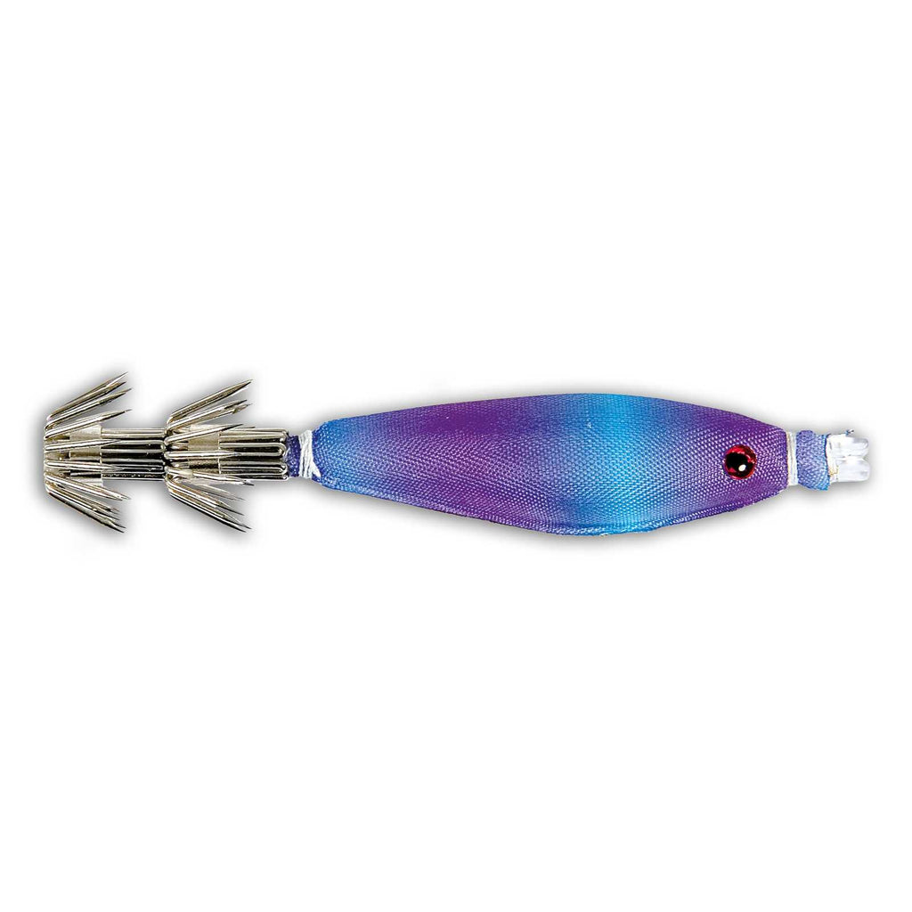Jig à calmar naturel souple bleu violet 4 g 7 cm Lineaeffe 5097507