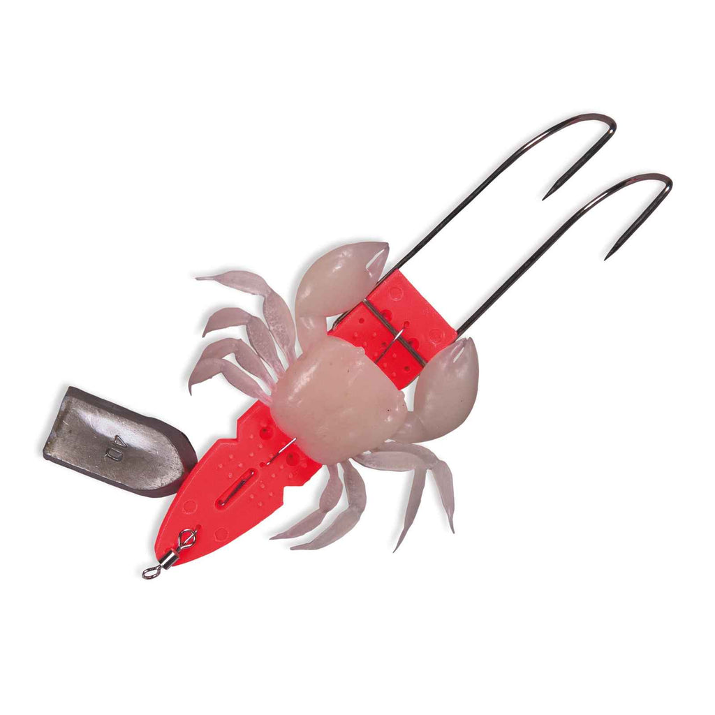 Crabe Souple Armé Avec Une Hameçon Double Lumineux L 22cm Lineaeffe 5099811