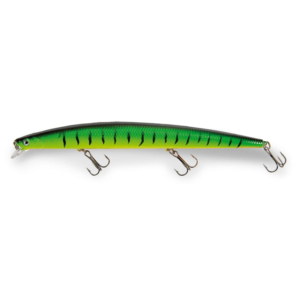 Long Jerk Flottant Vert Jaune Tigre 22g 18cm Lineaeffe 5381403