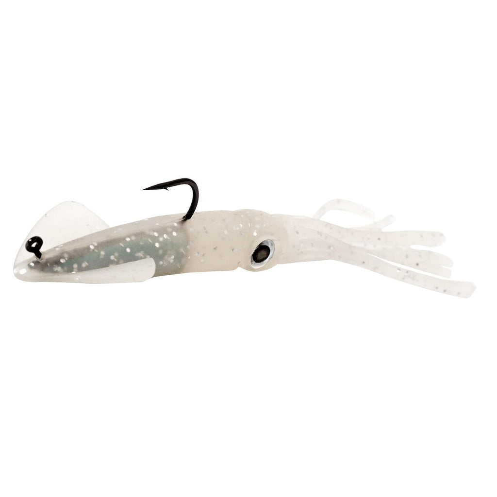 Calmar vivant hameçon scintillant 1-0 6 pièces 10,2 cm Pêche Ferrari 5614501