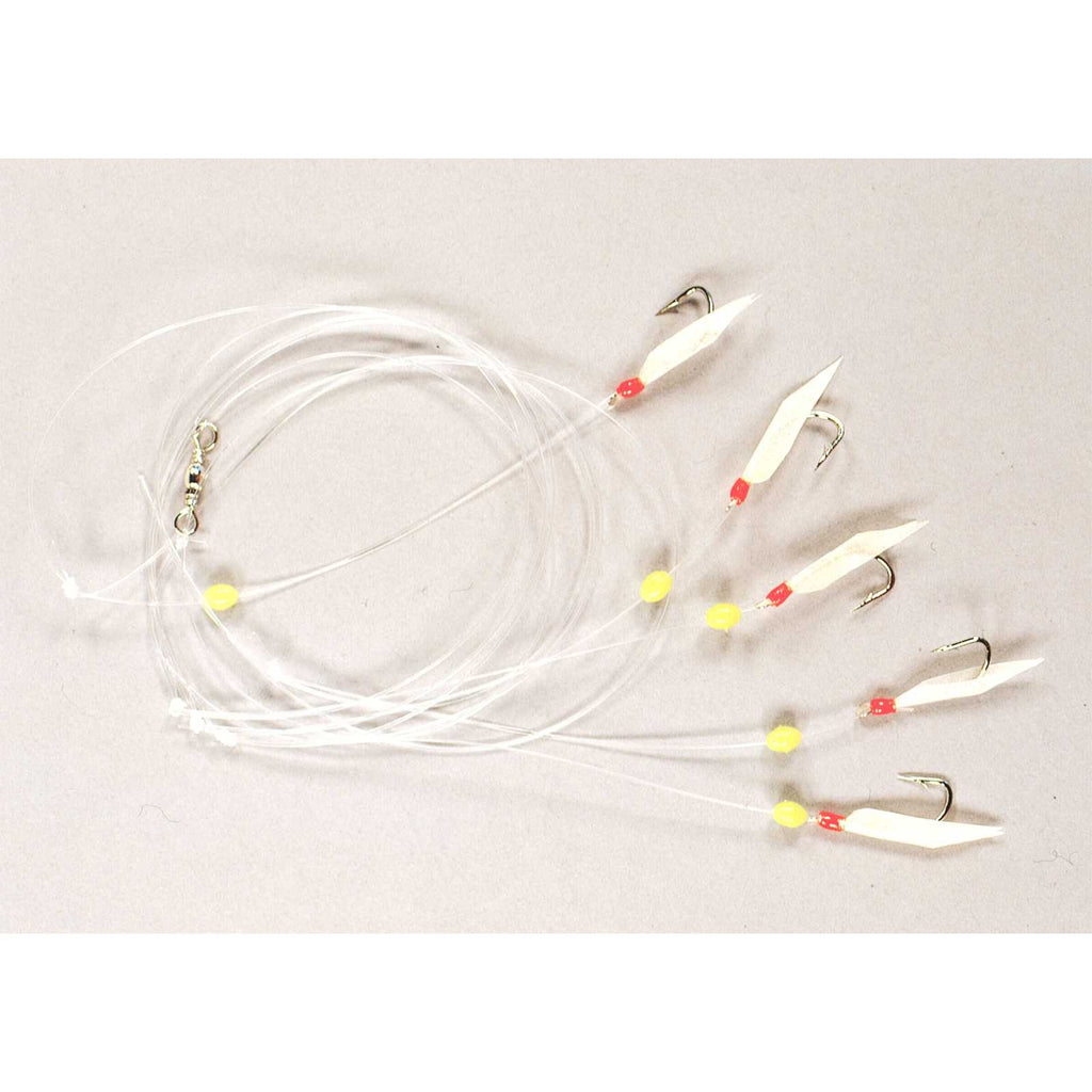 Chaiseur à appâts 6 hameçons avec perles luminescentes taille 6 Hikaru 5640060