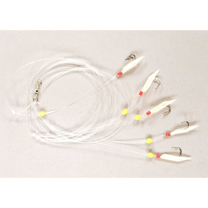 Chaiseur à appâts 6 hameçons avec perles luminescentes taille 6 Hikaru 5640060