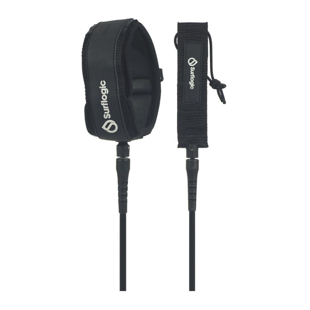 Leash Sup-Longboard Genou 10 Noir Surflogic 59001