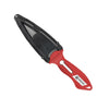 Couteau de Plongée Sultan-9 Rouge 9cm Abysstar 59005