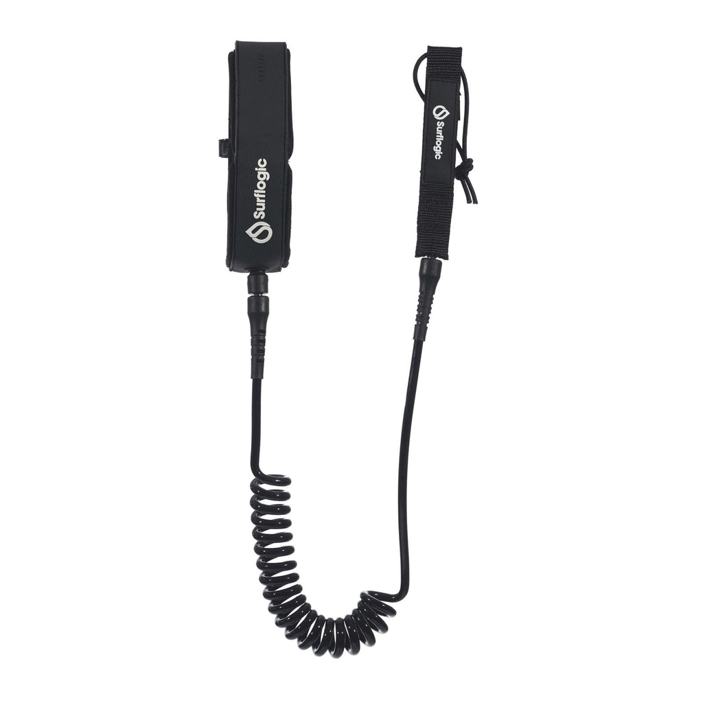 Leash Foil Coil Genou 6 Noir Surflogic 59021