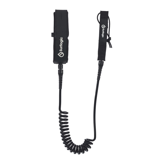 Leash Foil Coil Genou 6 Noir Surflogic 59021