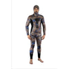 Combinaison de plongée en apnée Octoskin Homme 5 mm Camo-Brown-Blue L Abysstar 59032