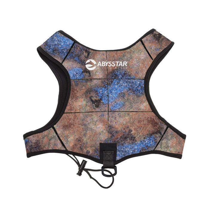 Gilet de lest en néoprène Octoskin Camo-Brown-Blue L Abysstar 59042