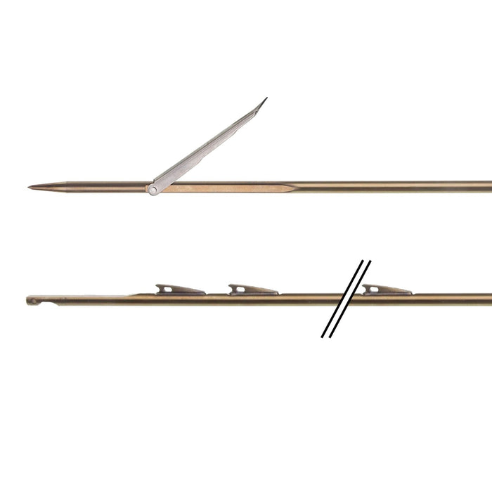 Axe à Aileron de Requin Tahitien 6,5mm Acier Inoxydable 17-4PH 135cm Abysstar 59069