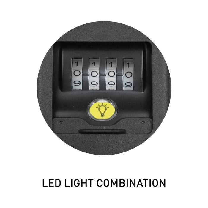 Lampe LED à verrouillage de clé Noir Surflogic 59121